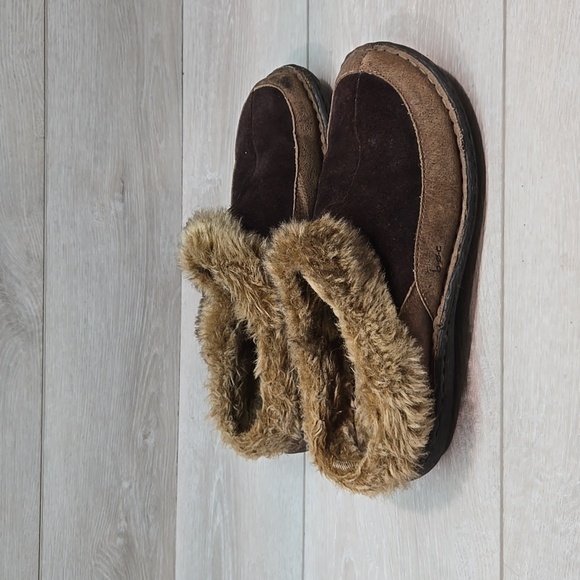 B.O.C Women Leather Insulated lined Clog Mary Jane mule shoes sz 9.5 - Picture 2 of 13